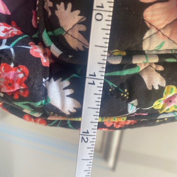 Vera Bradley Tangerine Twist Crossbody Messenger Bag Quilted Floral Colorful - Picture 8 of 12